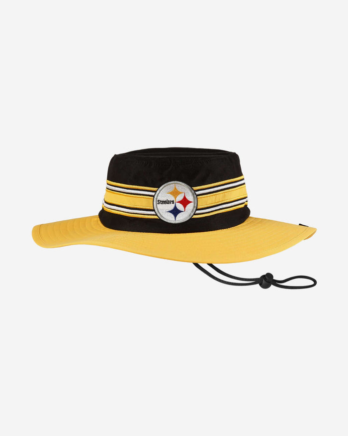 Pittsburgh Steelers Team Stripe Boonie Hat FOCO - FOCO.com