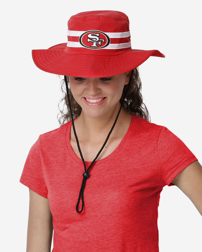 San Francisco 49ers Team Stripe Boonie Hat FOCO - FOCO.com