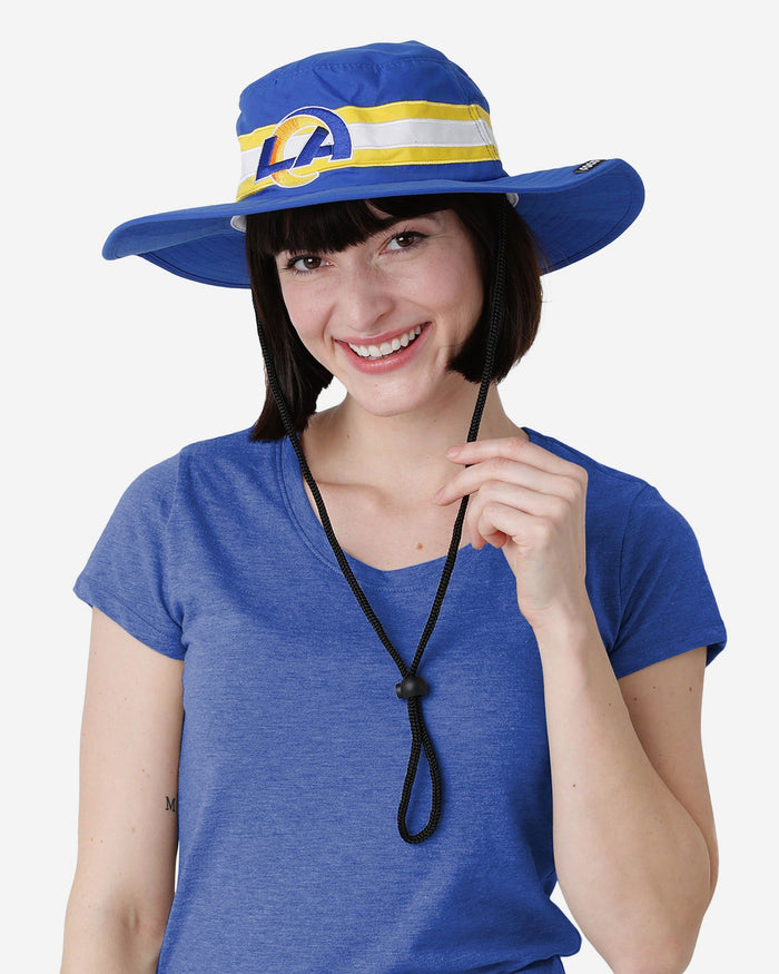 Los Angeles Rams Team Stripe Boonie Hat FOCO - FOCO.com