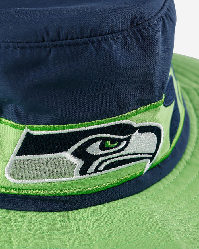 Seattle Seahawks Team Stripe Boonie Hat FOCO - FOCO.com