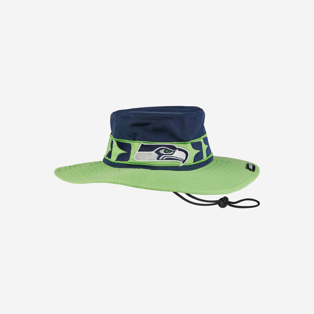 Seattle Seahawks Team Stripe Boonie Hat FOCO - FOCO.com