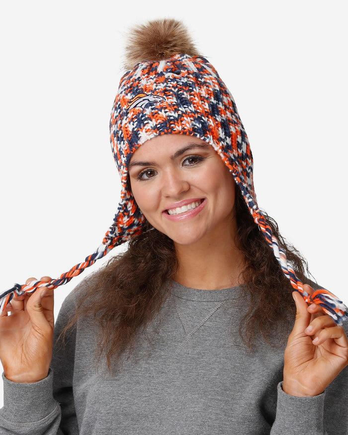 Denver Broncos Colorblend Knit Pom Beanie FOCO - FOCO.com