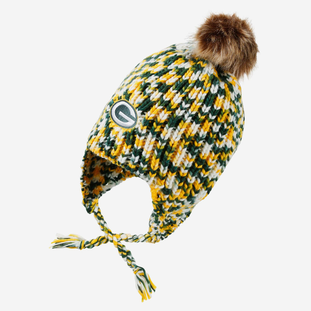 Green Bay Packers Colorblend Knit Pom Beanie FOCO - FOCO.com