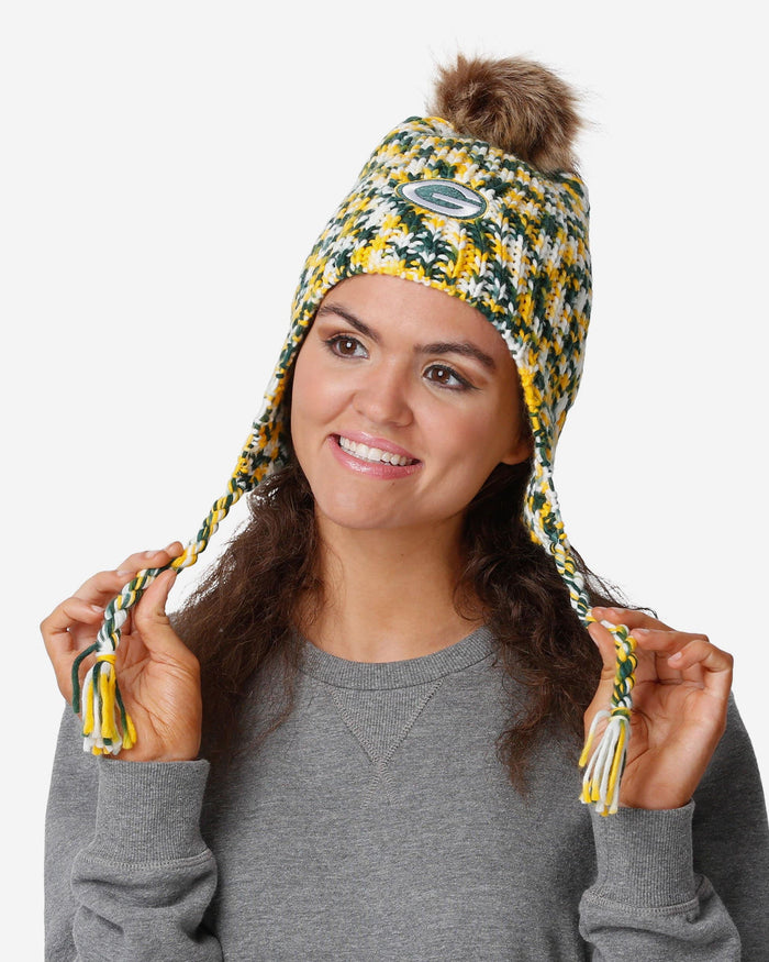 Green Bay Packers Colorblend Knit Pom Beanie FOCO - FOCO.com