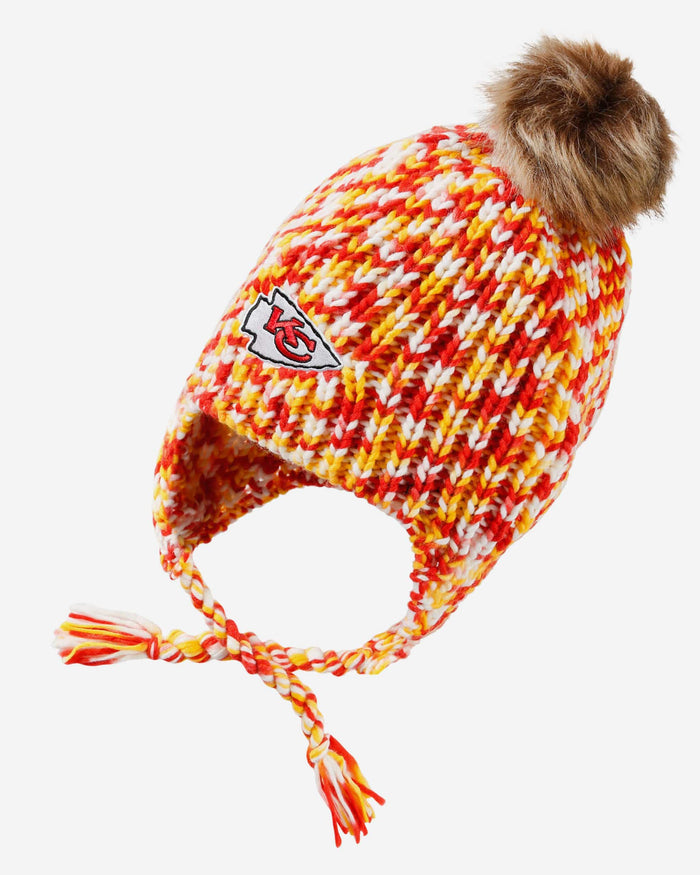 Kansas City Chiefs Colorblend Knit Pom Beanie FOCO - FOCO.com