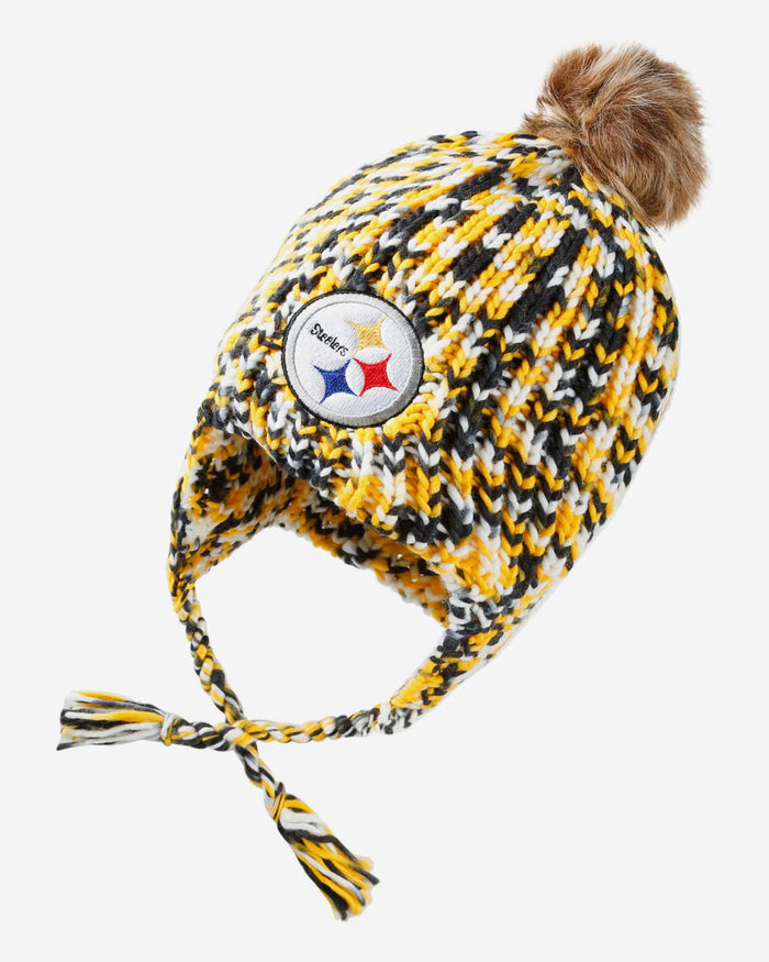 Pittsburgh Steelers Colorblend Knit Pom Beanie FOCO - FOCO.com