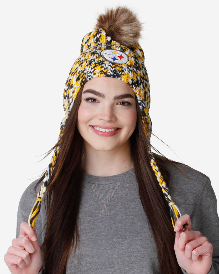 Pittsburgh Steelers Colorblend Knit Pom Beanie FOCO - FOCO.com