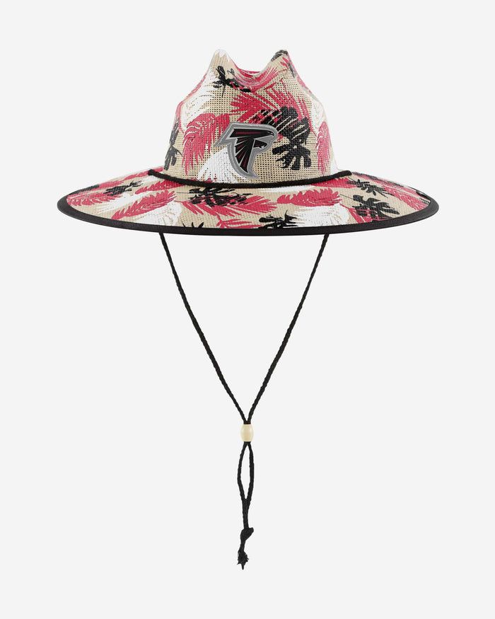 Atlanta Falcons Floral Printed Straw Hat FOCO - FOCO.com