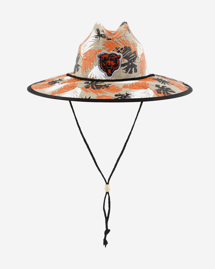 Chicago Bears Floral Printed Straw Hat FOCO - FOCO.com