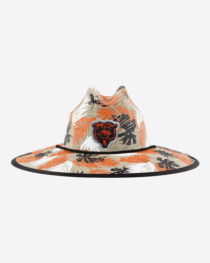 Chicago Bears Floral Printed Straw Hat FOCO - FOCO.com