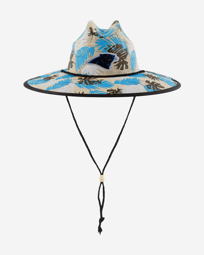 Carolina Panthers Floral Printed Straw Hat FOCO - FOCO.com