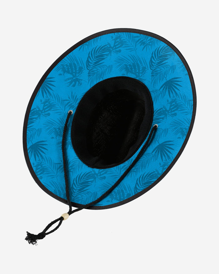 Carolina Panthers Floral Printed Straw Hat FOCO - FOCO.com