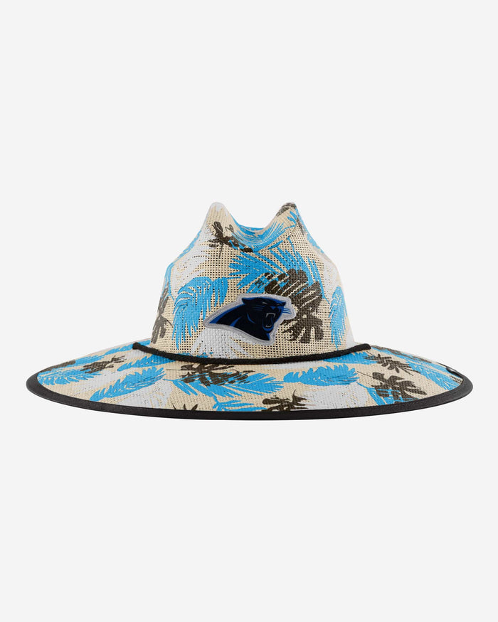 Carolina Panthers Floral Printed Straw Hat FOCO - FOCO.com