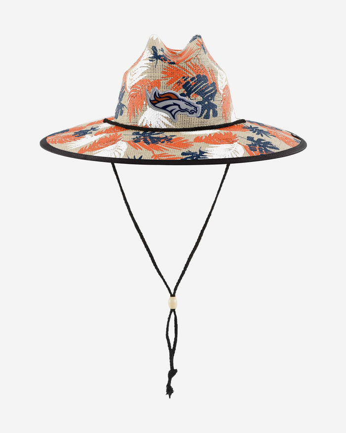 Denver Broncos Floral Printed Straw Hat FOCO - FOCO.com