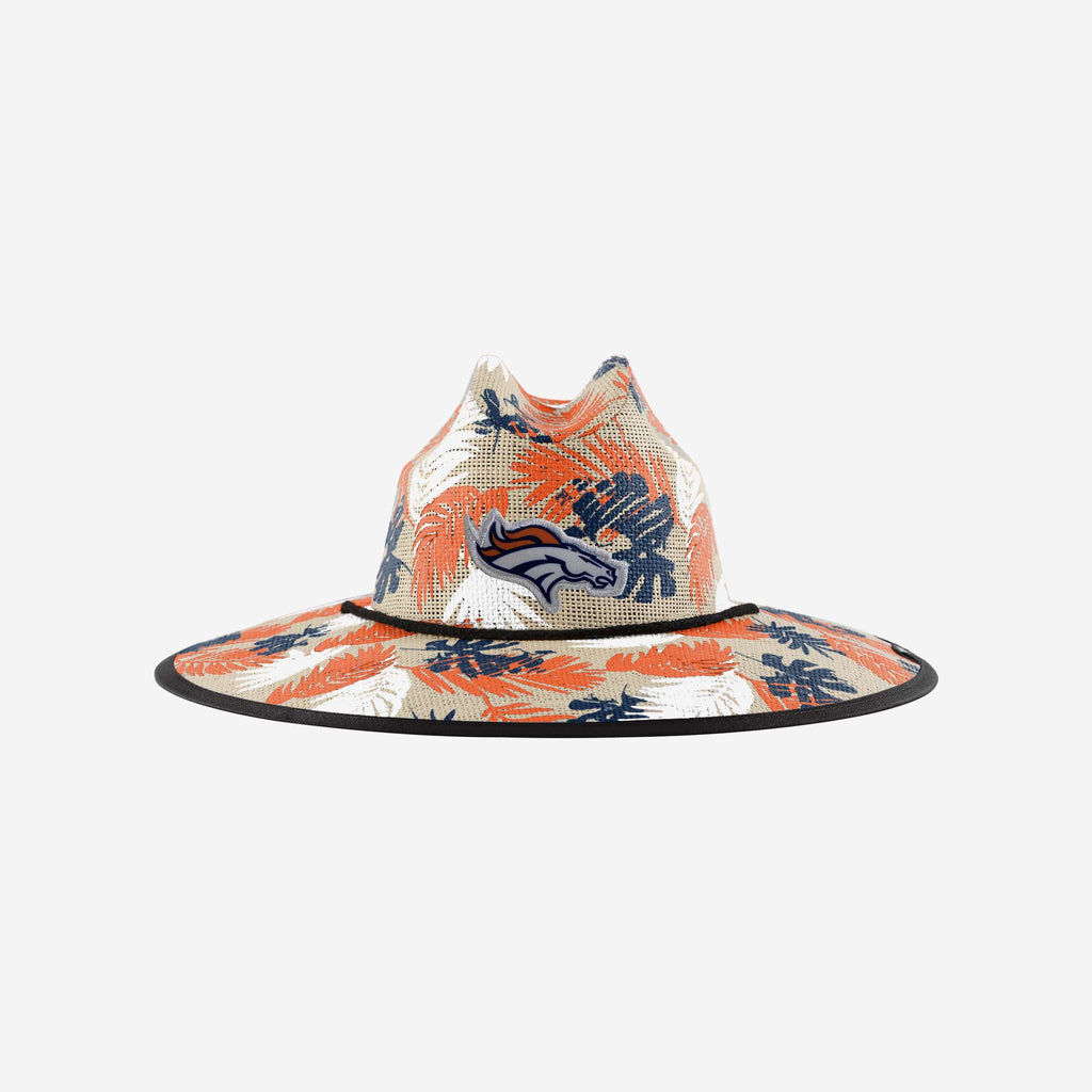 Denver Broncos Floral Printed Straw Hat FOCO - FOCO.com