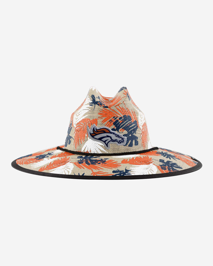 Denver Broncos Floral Printed Straw Hat FOCO - FOCO.com