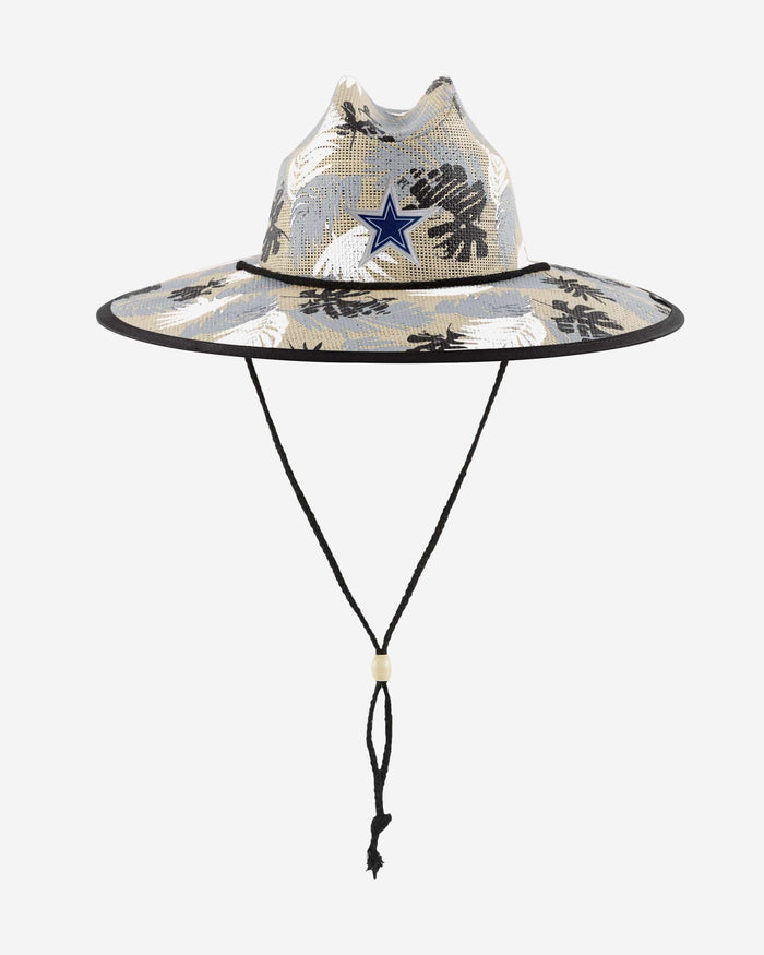 Dallas Cowboys Floral Printed Straw Hat FOCO - FOCO.com