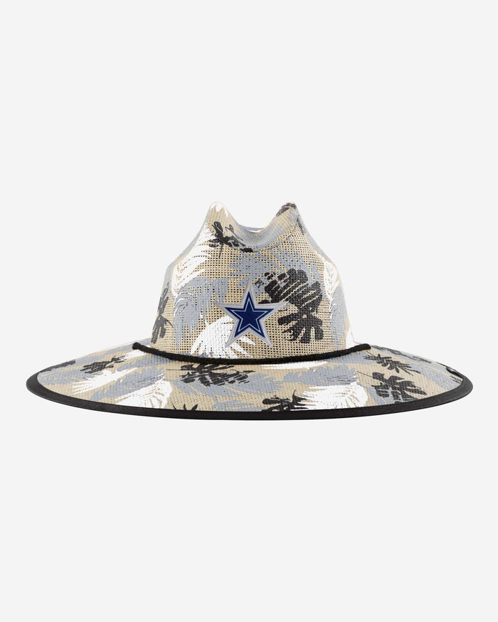 Dallas Cowboys Floral Printed Straw Hat FOCO - FOCO.com