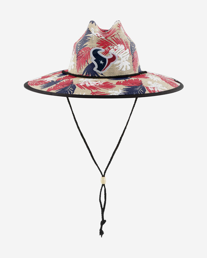 Houston Texans Floral Printed Straw Hat FOCO - FOCO.com