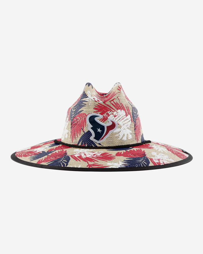 Houston Texans Floral Printed Straw Hat FOCO - FOCO.com