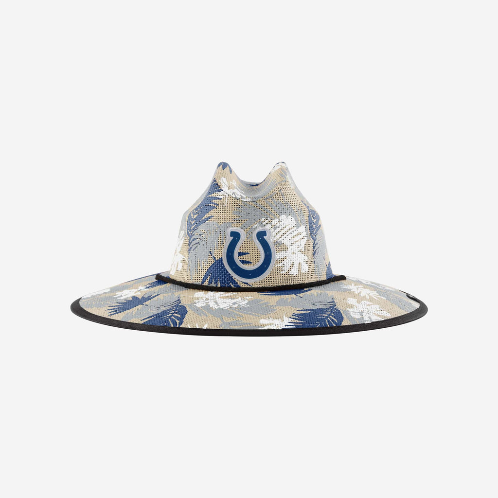 Indianapolis Colts Floral Printed Straw Hat FOCO - FOCO.com