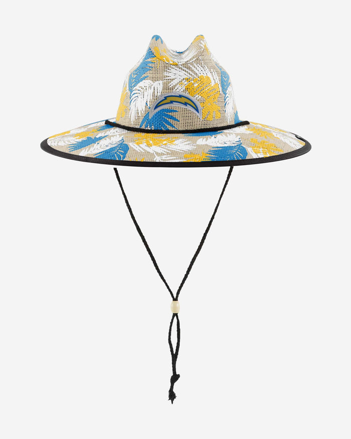 Los Angeles Chargers Floral Printed Straw Hat FOCO - FOCO.com