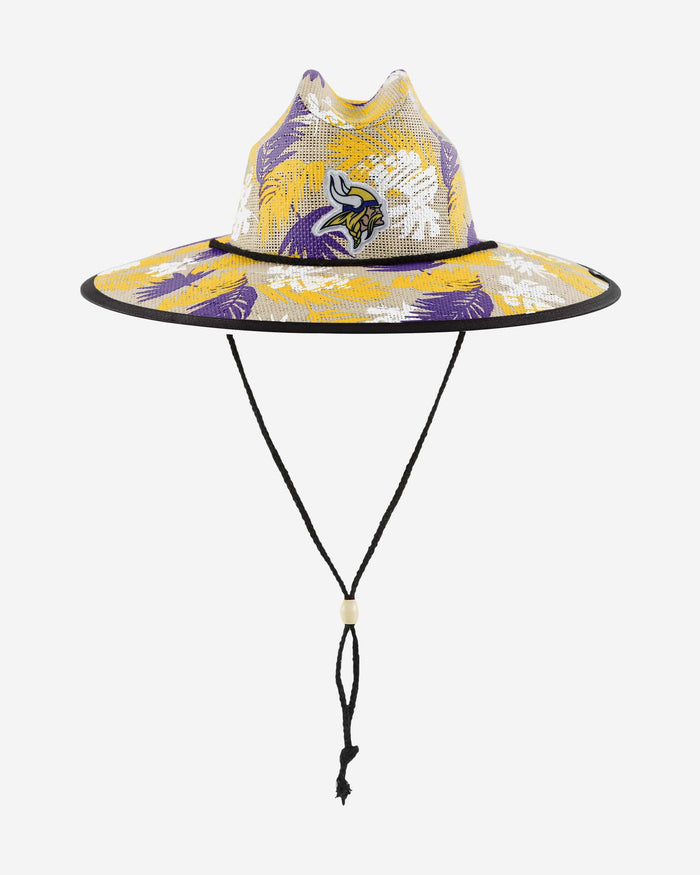 Minnesota Vikings Floral Printed Straw Hat FOCO - FOCO.com