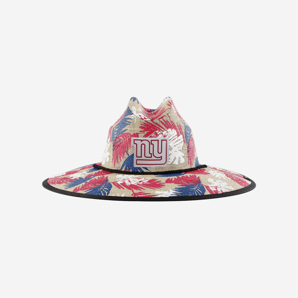 New York Giants Floral Printed Straw Hat FOCO - FOCO.com