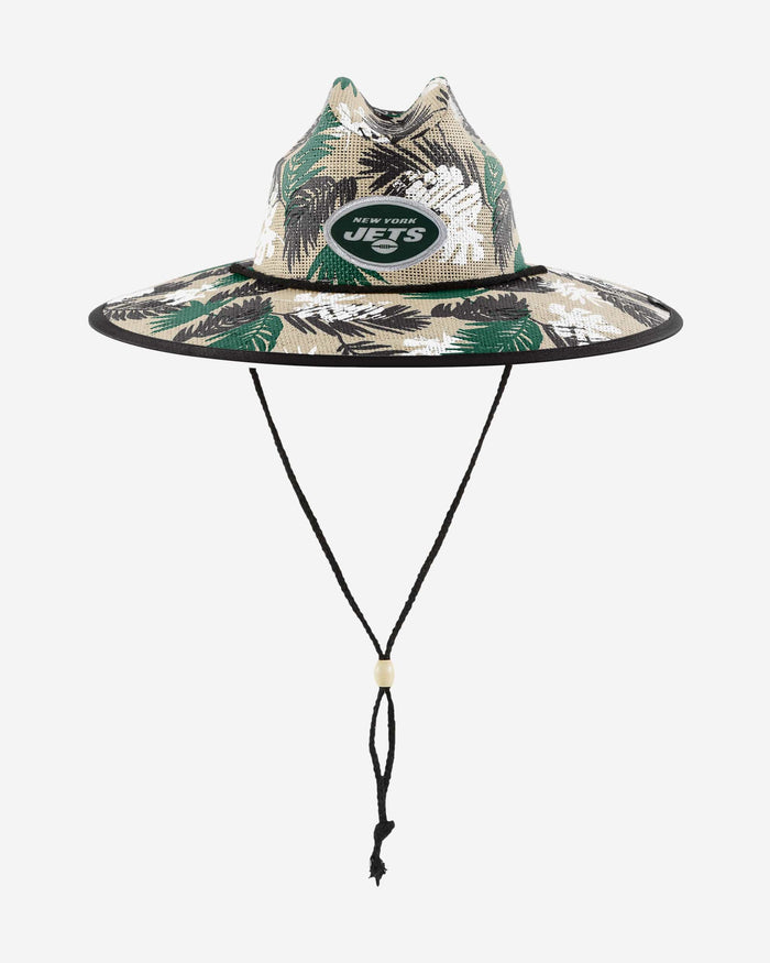 New York Jets Floral Printed Straw Hat FOCO - FOCO.com