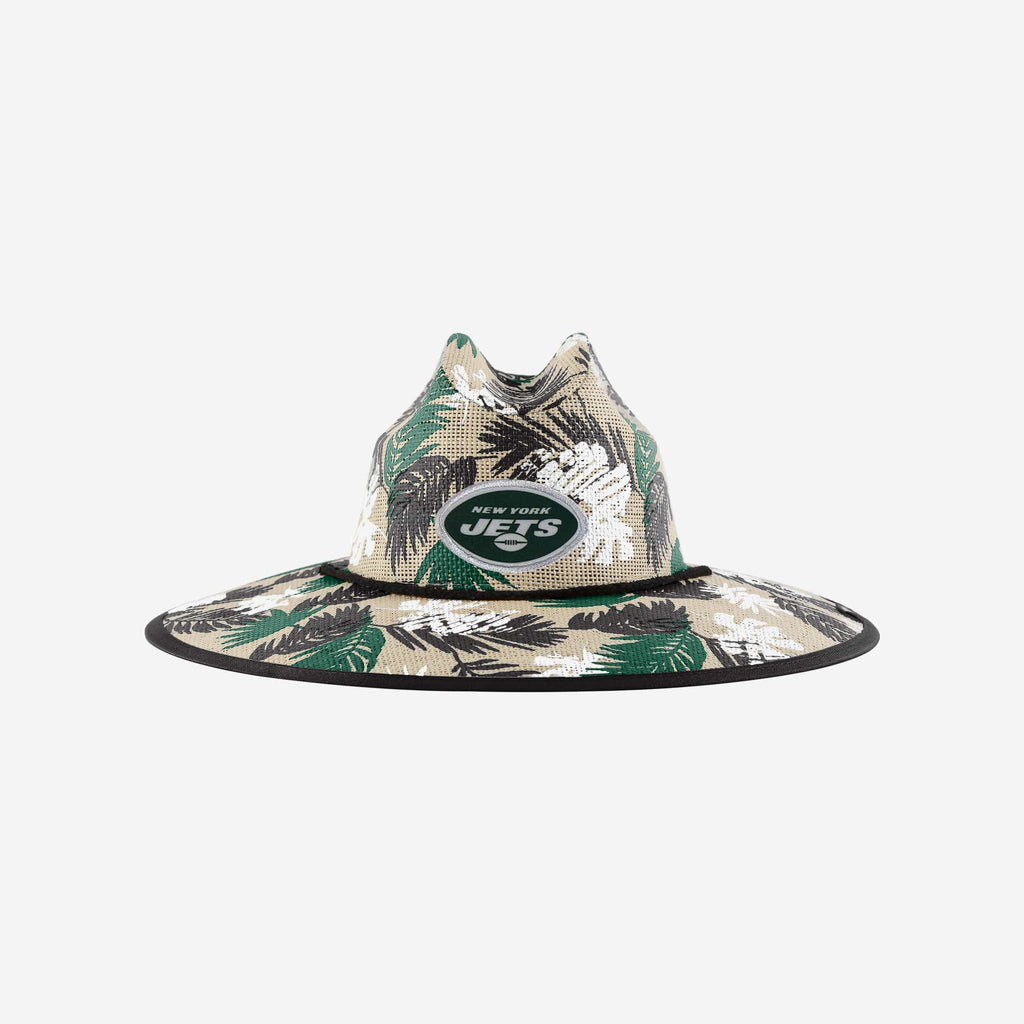 New York Jets Floral Printed Straw Hat FOCO - FOCO.com