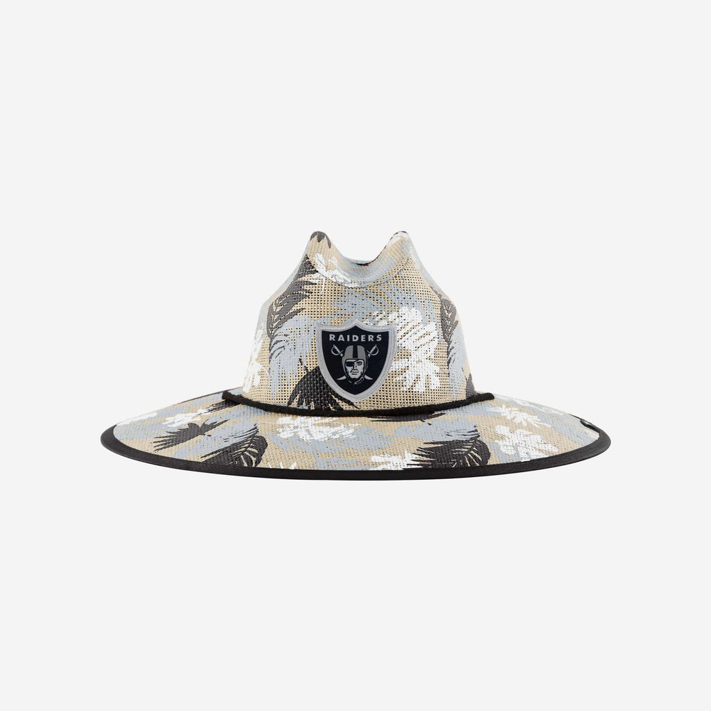 Las Vegas Raiders Floral Printed Straw Hat FOCO - FOCO.com