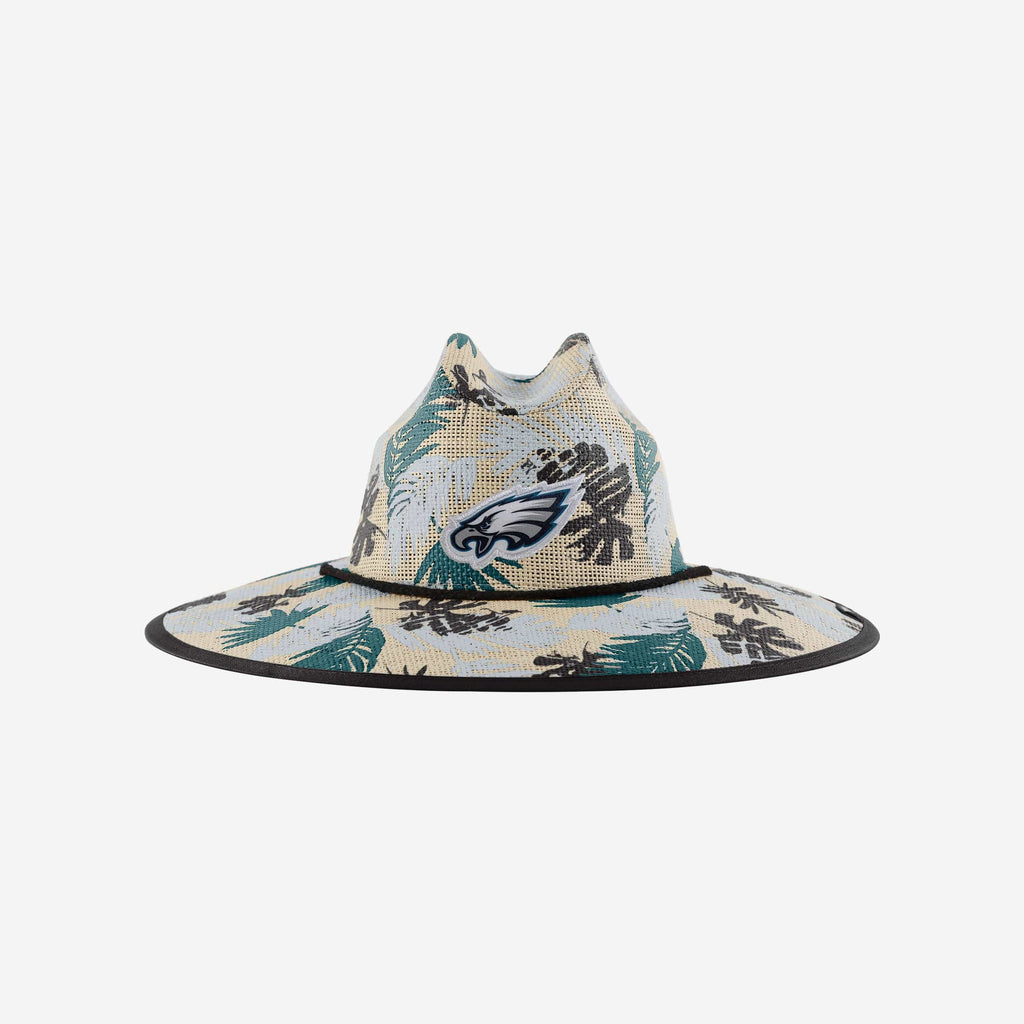 Philadelphia Eagles Floral Printed Straw Hat FOCO - FOCO.com