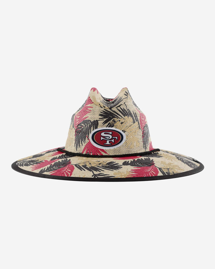 San Francisco 49ers Floral Printed Straw Hat FOCO - FOCO.com