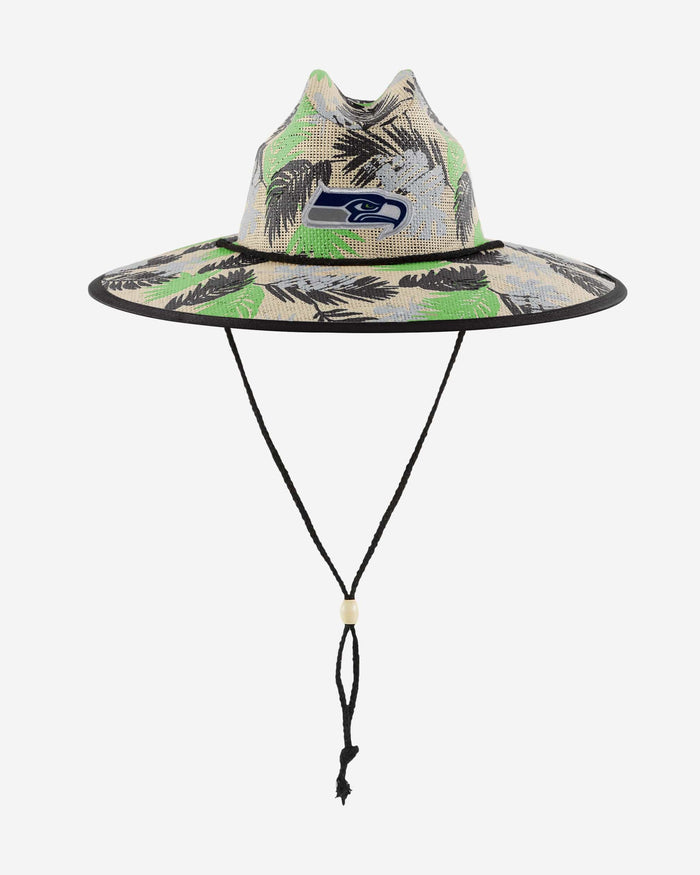 Seattle Seahawks Floral Printed Straw Hat FOCO - FOCO.com