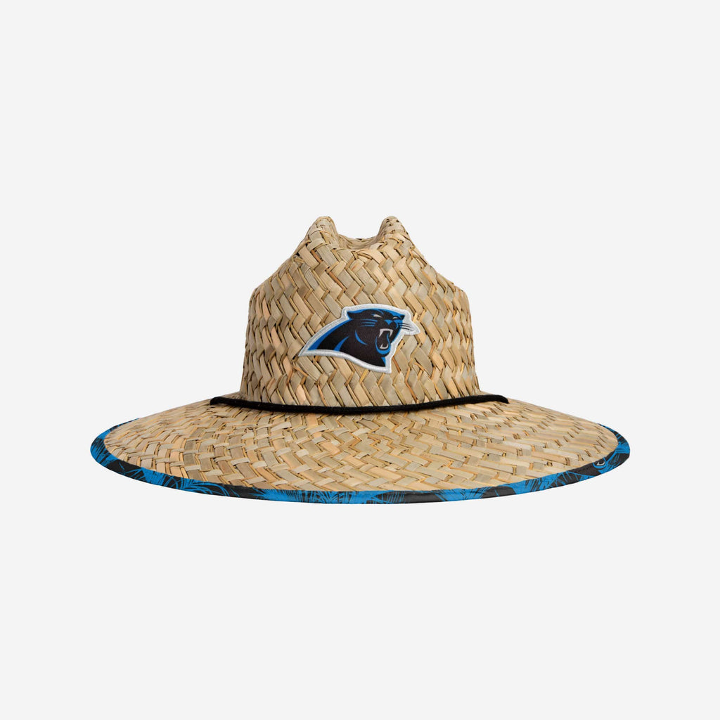 Carolina Panthers Floral Straw Hat FOCO - FOCO.com