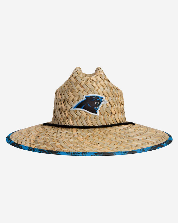 Carolina Panthers Floral Straw Hat FOCO - FOCO.com