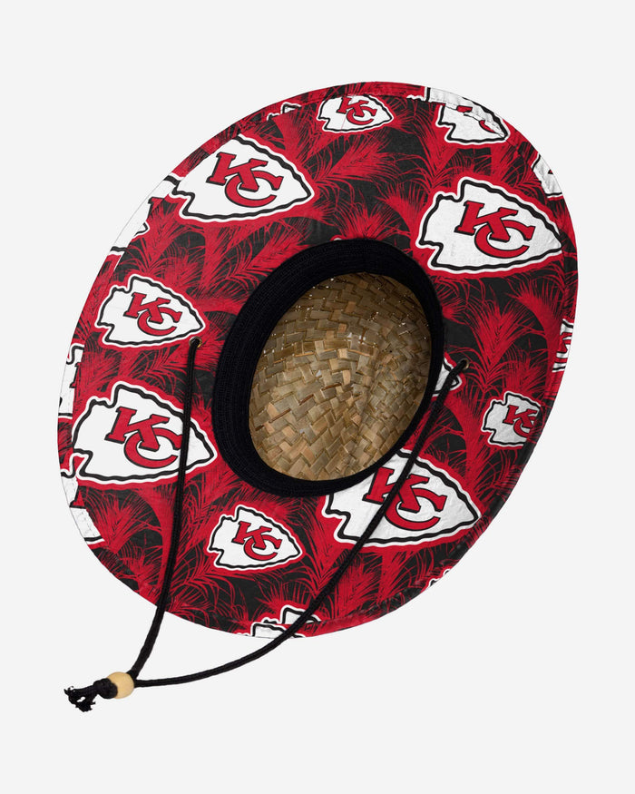 Kansas City Chiefs Floral Straw Hat FOCO - FOCO.com