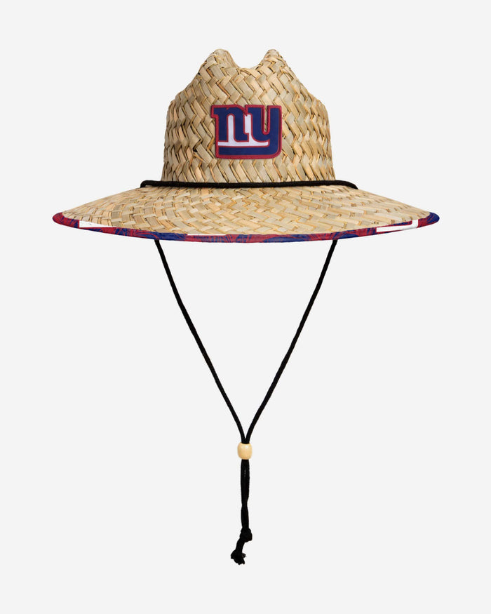 New York Giants Floral Straw Hat FOCO - FOCO.com