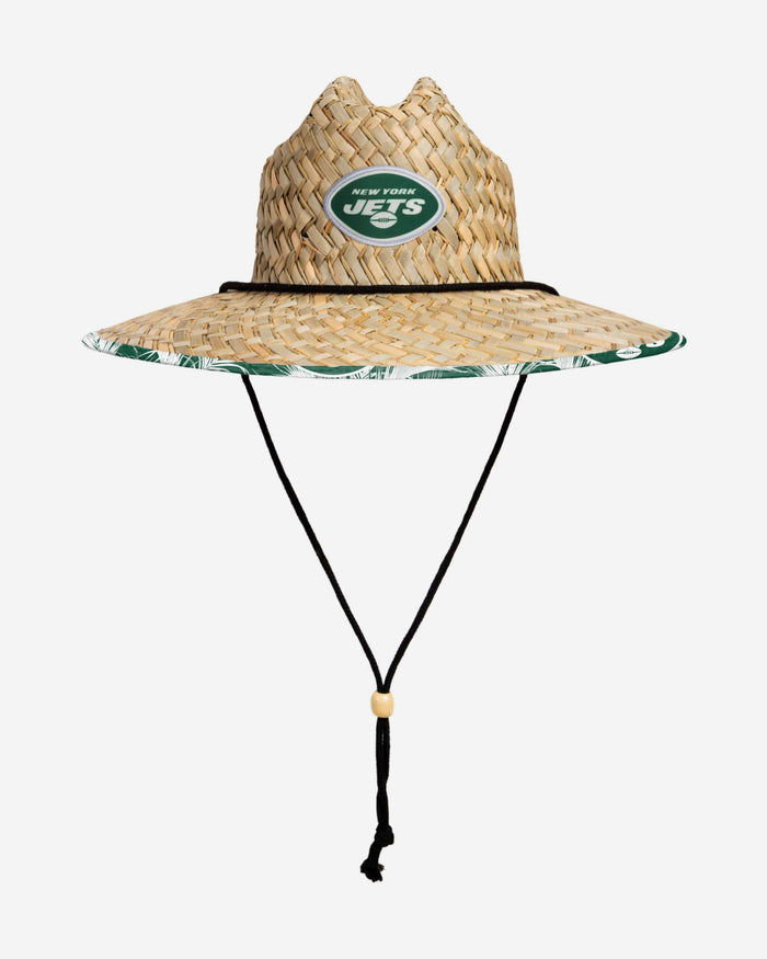 New York Jets Floral Straw Hat FOCO - FOCO.com