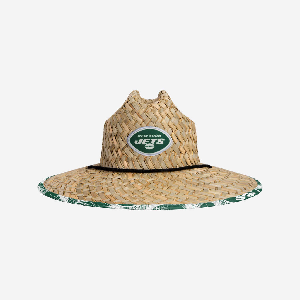 New York Jets Floral Straw Hat FOCO - FOCO.com