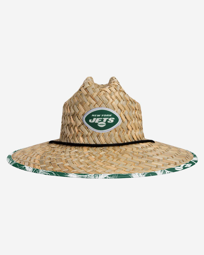 New York Jets Floral Straw Hat FOCO - FOCO.com