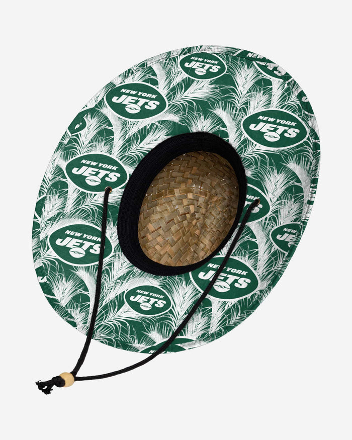 New York Jets Floral Straw Hat FOCO - FOCO.com