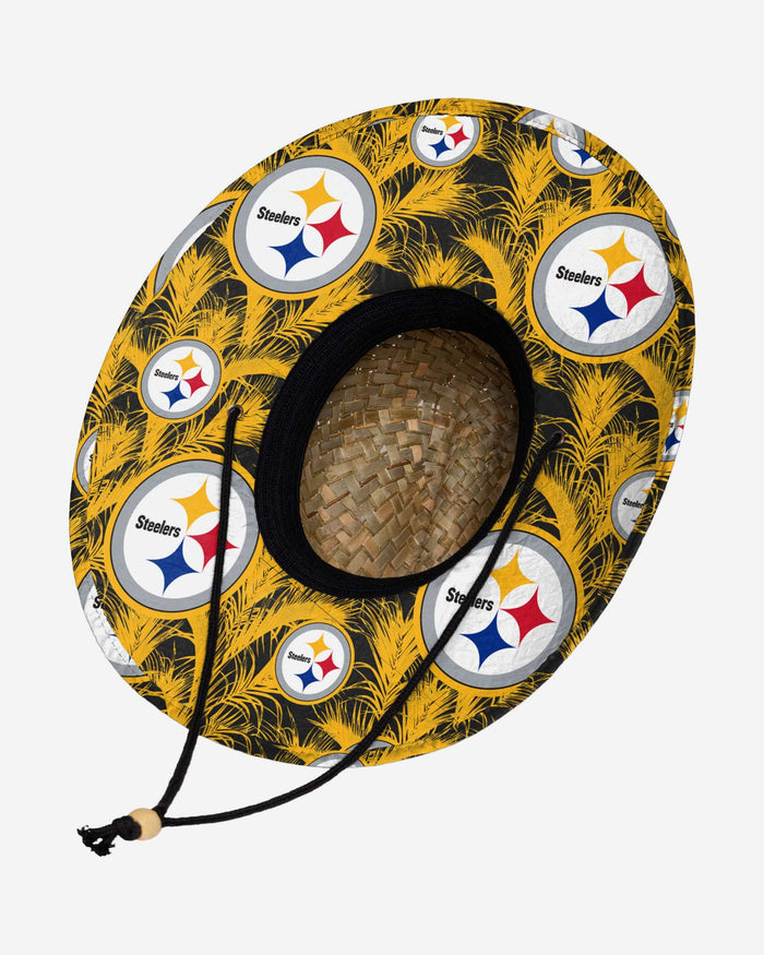 Pittsburgh Steelers Floral Straw Hat FOCO - FOCO.com