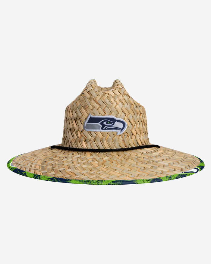 Seattle Seahawks Floral Straw Hat FOCO - FOCO.com