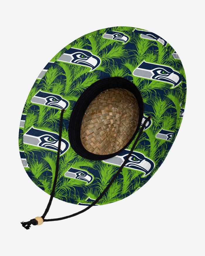 Seattle Seahawks Floral Straw Hat FOCO - FOCO.com