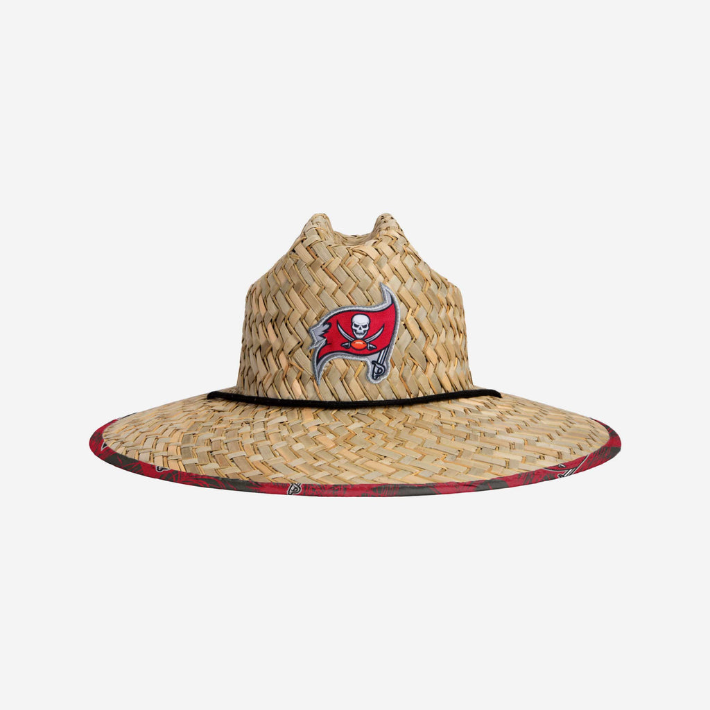 Tampa Bay Buccaneers Floral Straw Hat FOCO - FOCO.com