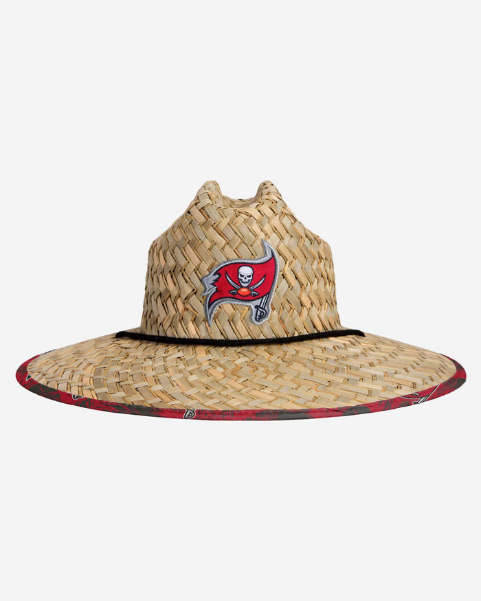 Tampa Bay Buccaneers Floral Straw Hat FOCO - FOCO.com