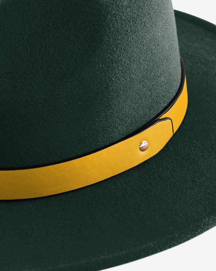 Green Bay Packers Team Color Fedora FOCO - FOCO.com