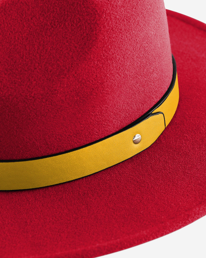 Kansas City Chiefs Team Color Fedora FOCO - FOCO.com