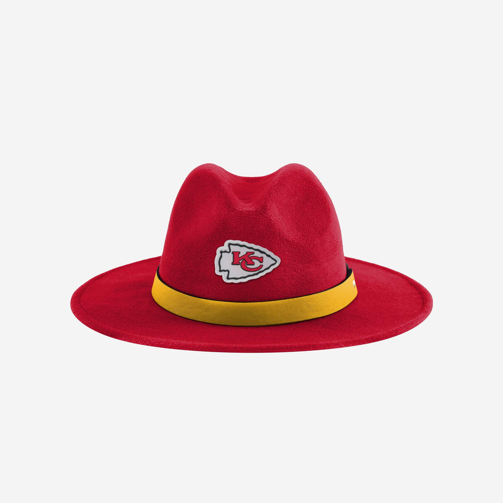 Kansas City Chiefs Team Color Fedora FOCO - FOCO.com